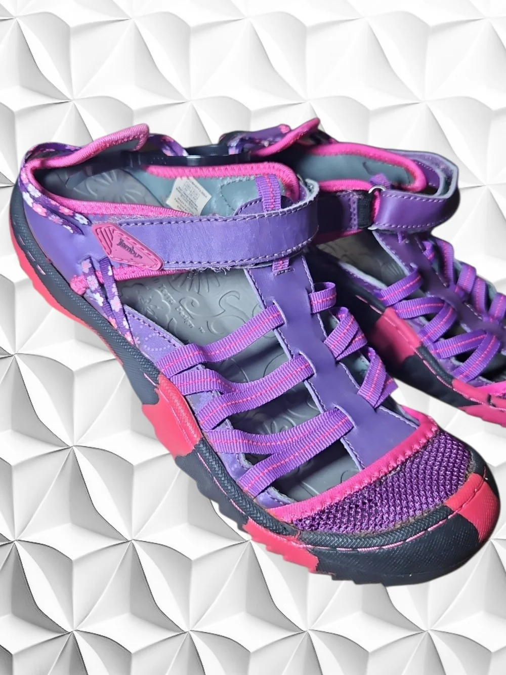 ​Jambu KD Girls All Terra Water‎ Ready Sandals Purple Pink Size 4M